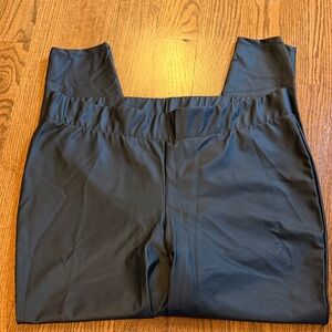 TORRID black faux leather leggings - size 2
